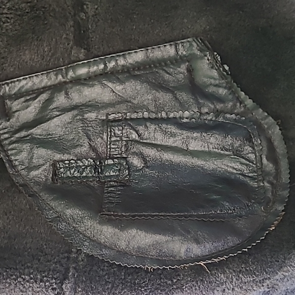 3/4 Length long Winter  genuine leather         jacket. - Picture 4 of 14